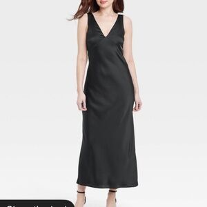 Satin Slip Dress - Small